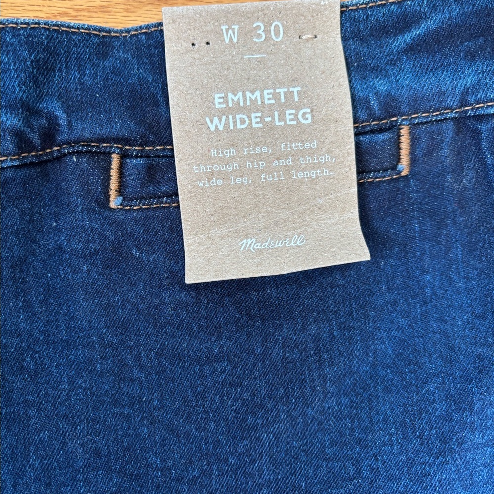 Madewell Emmett Wide-Leg Jeans - Blue